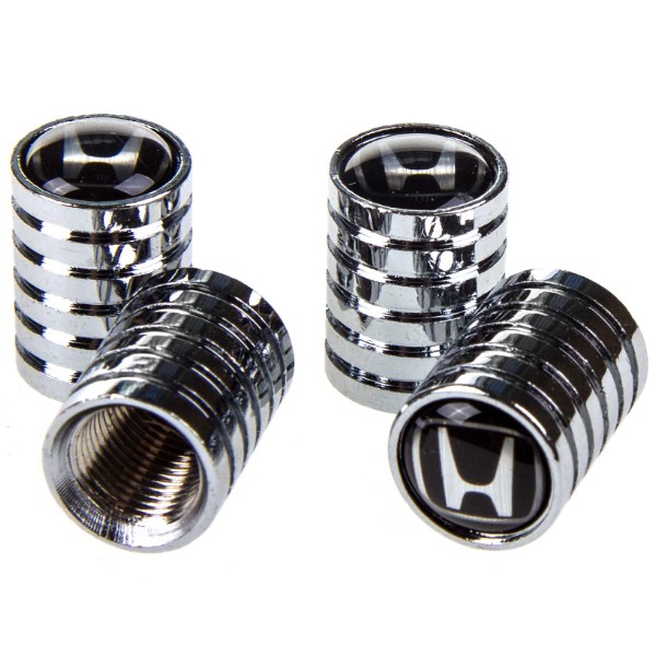 Колпачок на вентиль металл SW c эмблемой Honda 4 шт