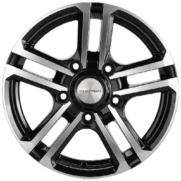 диски KHOMEN KHW1602 (Niva 4x4) 6,5xR16 5x139,7 98,5 40 BLACK-FP