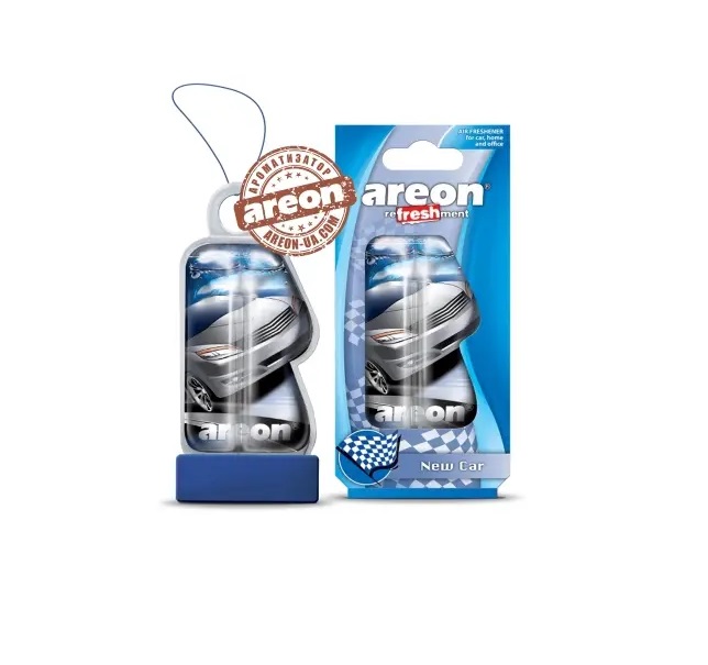 Ароматизатор  AREON Refreshment Liquid New car подвесной  гелевый  8мл