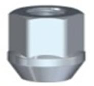 Гайка M12x1.25; 21; 21; 19 конус открытый СH  (1106)